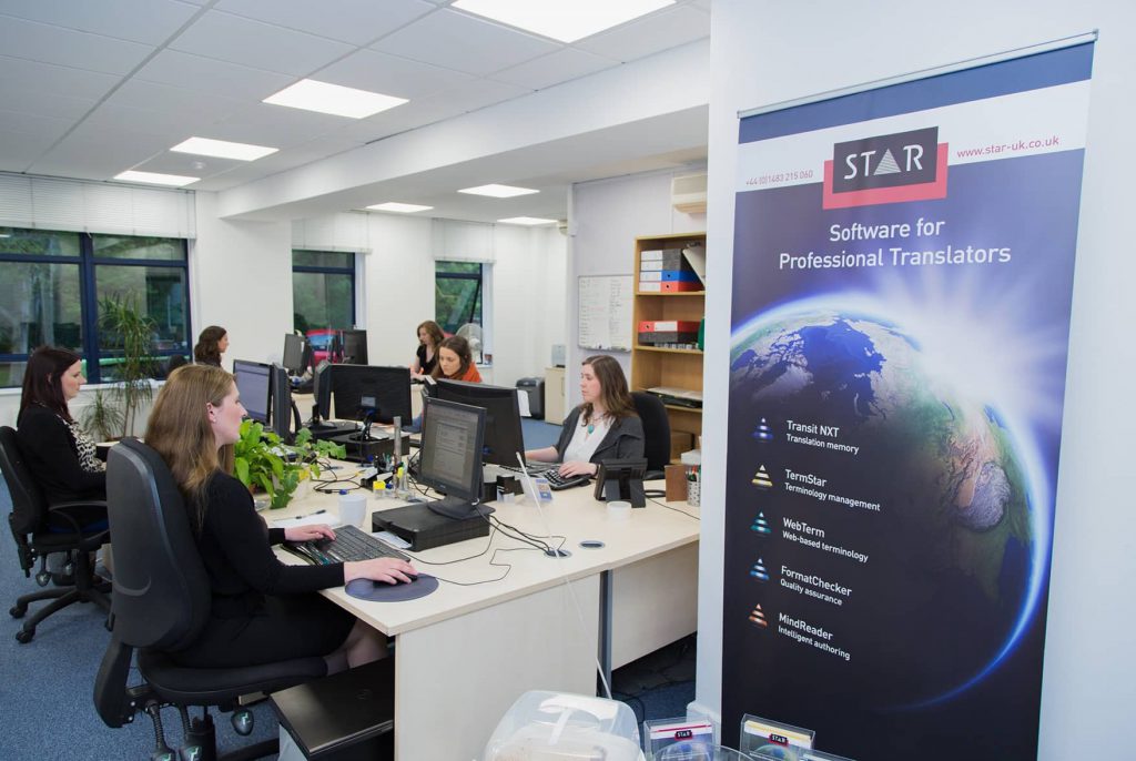 STAR UK team in office